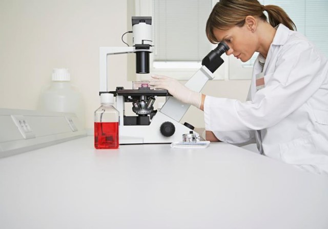 Scientist Microscope